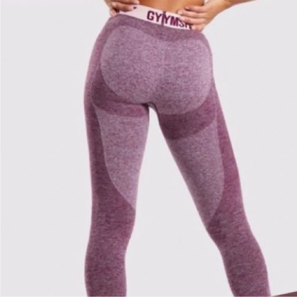 Gymshark Flex Leggings in Marl Purple | XS - Picture 2 of 7